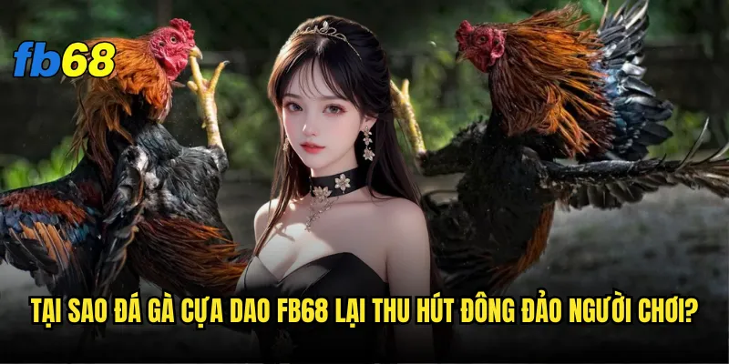 Tại sao đá gà cựa dao fb68 lại thu hút đông đảo người chơi?
