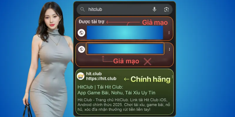 Hitclub chính chủ – chỉ có một địa chỉ duy nhất hit.club 4 Hitclub giả mạo – chiêu trò mới